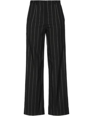 SEVENTY VENEZIA Trousers Viscose, Polyamide, Elastane - Black