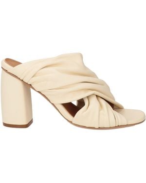 forte_forte Ivory Sandals Leather - Natural