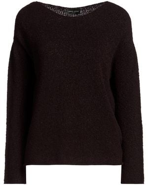 Roberto Collina Dark Jumper Wool, Silk - Black