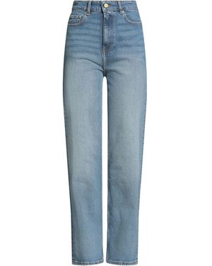 Ganni Pantalon En Jean - Bleu