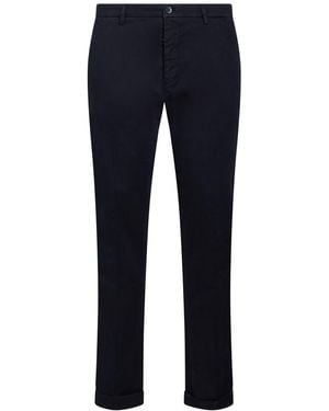 Mason's Pants Cotton, Elastane - Blue