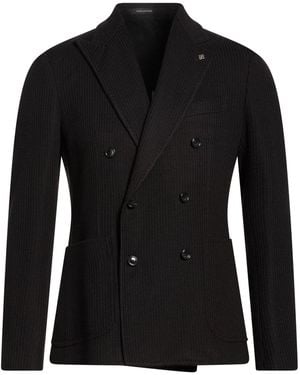 Tagliatore Blazer Polyester, Virgin Wool, Acrylic - Black