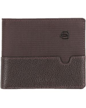 Piquadro Dark Wallet Cow Leather - Brown