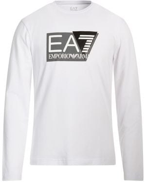 EA7 T-Shirt Cotton, Elastane - White