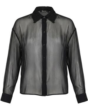 Ermanno Scervino Shirt Silk - Gray