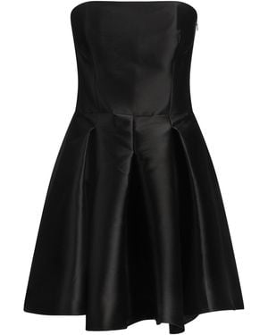 Alberta Ferretti Mini Dress Polyester, Silk - Black