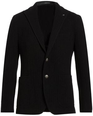 Tagliatore Blazer Virgin Wool, Polyamide - Black