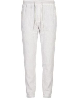 120% Lino Trouser - White