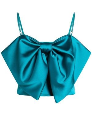 Rinascimento Top Polyester, Elastane - Blue