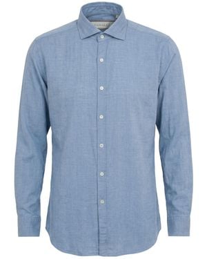 Canali Shirt Cotton, Lyocell - Blue