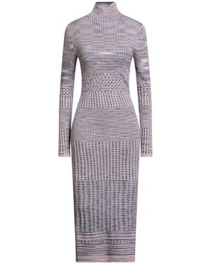 Missoni Lilac Midi Dress Wool - Grey