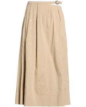 Maje Midi Skirt - Natural