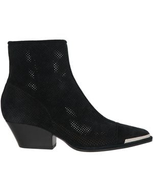Sergio Rossi Ankle Boots Leather - Black