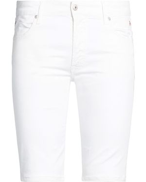 Roy Rogers Denim Shorts - White