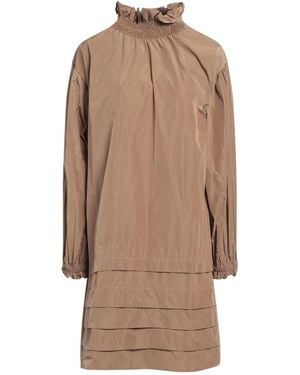 Ottod'Ame Camel Mini Dress Polyester - Brown