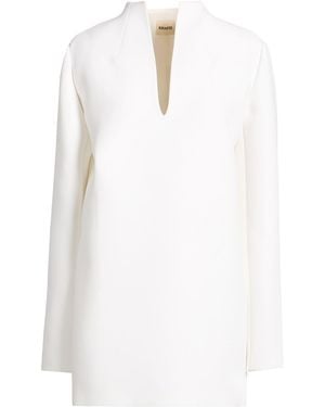 KHAITE Mini Dress Polyester - White
