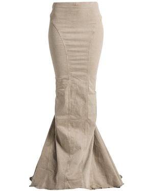 Rick Owens Denim Skirt - Natural