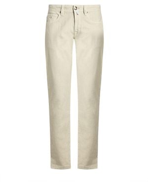 Tramarossa Cream Pants Cotton, Elastane - White