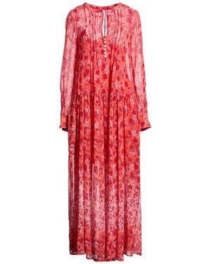 Free People Vestito Midi - Rosso