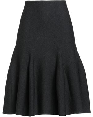 Alaïa Midi Skirt Wool, Polyamide, Elastane - Black