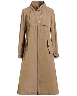 Diego M Overcoat & Trench Coat Polyester, Polyurethane, Vinyl - Natural