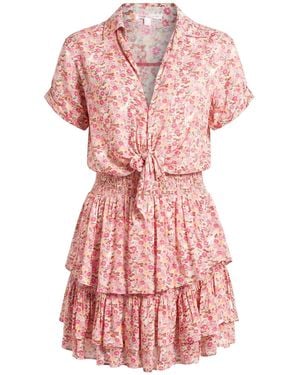 Poupette Mini Dress Ecovero Viscose - Pink
