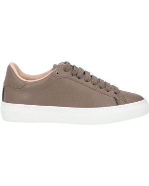 Fabiana Filippi Taupe Trainers Leather - Brown