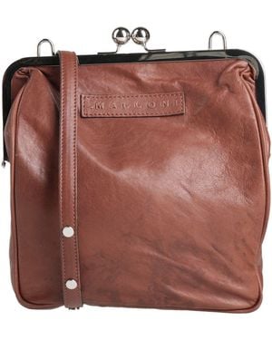 Malloni Cross-Body Bag Leather - Brown