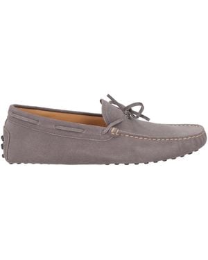 Tod's Loafers Soft Leather - Gray