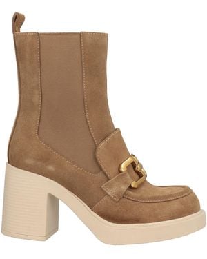 Tosca Blu Camel Ankle Boots Leather - Brown