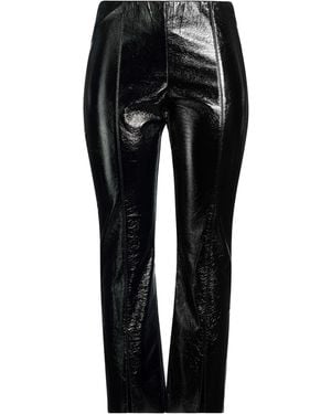Liviana Conti Trousers Polyester, Polyurethane Resin - Black