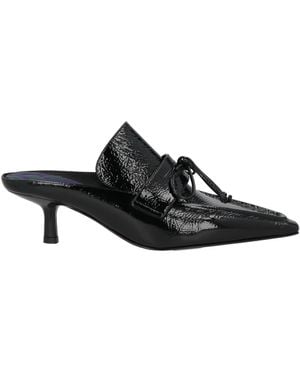 Burberry Mules & Zoccoli - Nero