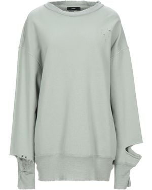 DIESEL Military Sweatshirt Cotton, Linen - Grey