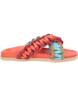 De Siena Sandals Synthetic Material - Red