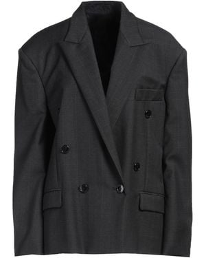Isabel Marant Charcoal Blazer Wool, Viscose - Black