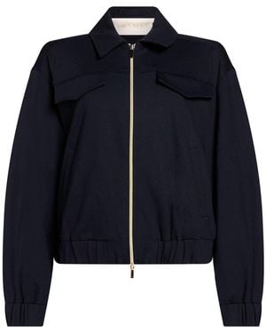 iBlues Midnight Jacket Viscose, Polyamide, Elastane - Blue
