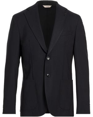 Paoloni Midnight Blazer Virgin Wool - Blue