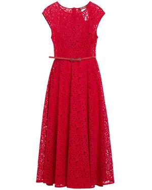 strapless open back dress Max Mara Studio Mammola Red Long draped cady dress  Think Bubbles