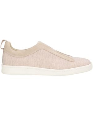 Gran Sasso Trainers Leather, Textile Fibres - Natural