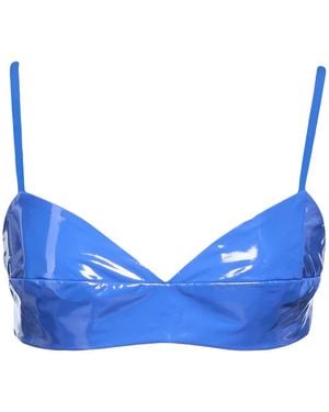 Patrizia Pepe Top Polyurethane - Blue
