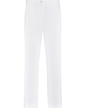 Elena Miro Pants Cotton, Polyester, Elastane - White