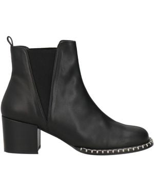 Castañer Botines De Caña Alta - Negro