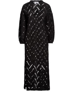 Alpha Studio Maxi-Kleid - Schwarz