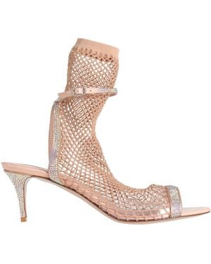 Le Silla Sandals Leather, Textile Fibers - Pink