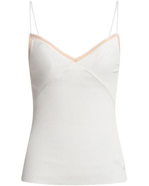N°21 Top Viscose, Polyamide, Elastane - White