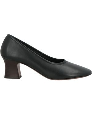 Neous Court Shoes Leather - Black