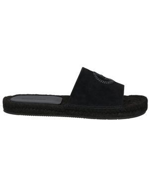 Giorgio Armani Midnight Espadrilles Leather - Black
