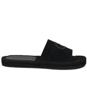 Giorgio Armani Midnight Espadrilles Leather - Black