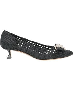 Ferragamo Court Shoes Leather - Grey