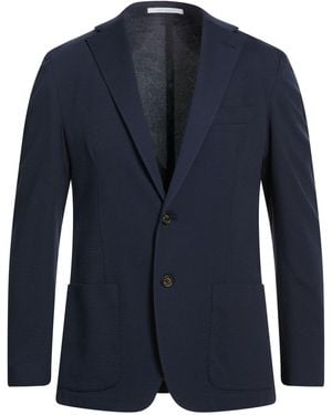 Eleventy Blazer Cotton, Polyethylene - Blue